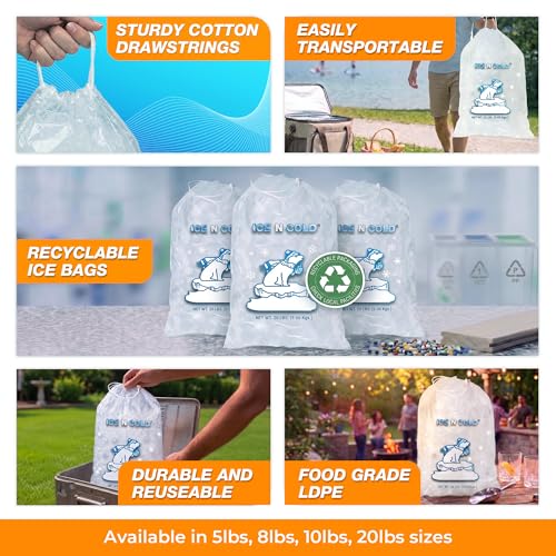 20lb Ice Bags (100 Count)