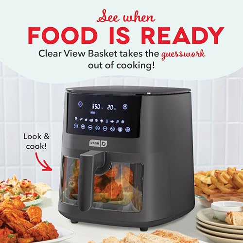 Clear View Digital Air Fryer (7 Quart / Forged Iron)