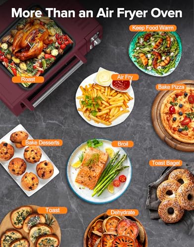 Bravo Pro Smart Air Fryer Toaster Oven Countertop Combo (Cinnamon)