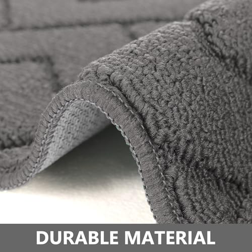 Kitchen Runner Rug (Grey / 20"x48"+20"x59")