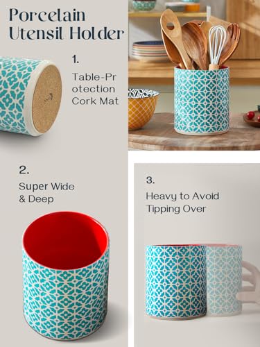 Colorful Large Utensil Holder (Colorful)