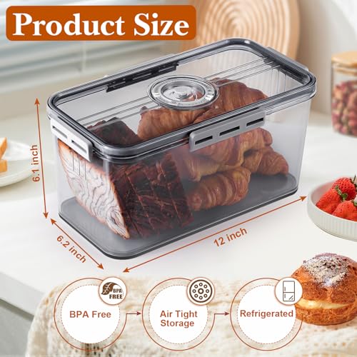 Bread Box for Homemade Bread Boxes for Kitchen Counter Airtight
