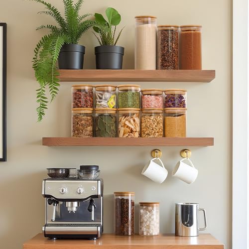 Glass Storage Containers with Lids 0.5 Qt (0.5 Qt x 6)