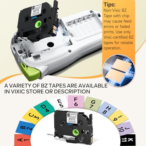 Label Maker Machine with 4 Tapes (Green Label Maker)
