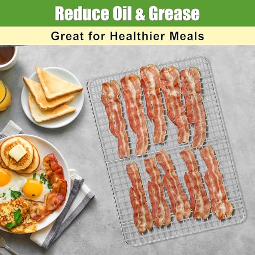 Stainless Steel Large Cooling Racks Set (15.3" x 11.3")