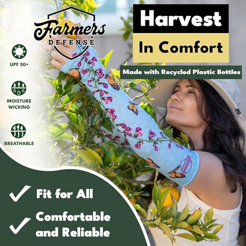 Gardening Arm Sleeves (XX-Large / Heather Blue)