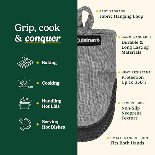 Cuisinart Mini Oven Mitts (Black)
