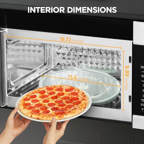 Over-the-Range Microwave Oven with Air Fryer, 1.5 Cu.Ft, 900W (1.5 cu. ft.)