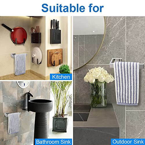 Hand Towel Holder (Chrome / 9 In-Rectangular)