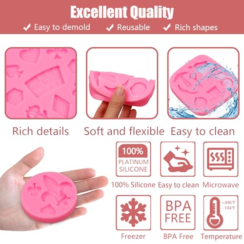 Poker Silicone Molds 3 Pcs