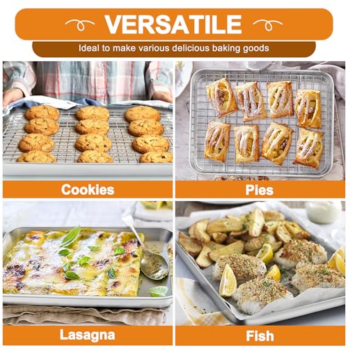 Baking Sheet with Rack (16" & 12.5" & 10.5")