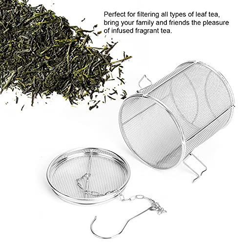 Stainless Steel Tea Ball Strainer and Filter with Hook