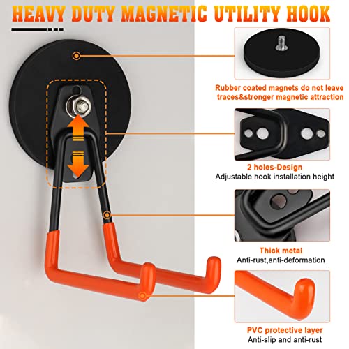 Heavy Duty Magnetic Garage Hook (Large/2 PCS Magnetic Hooks)