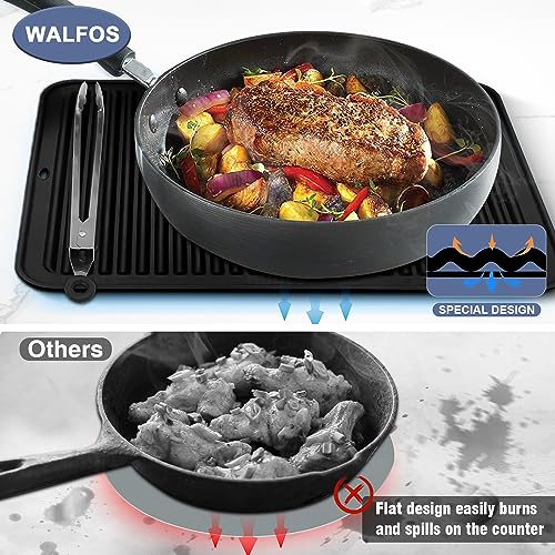 Large Silicone Trivet 16x12 Inch (2 Count)