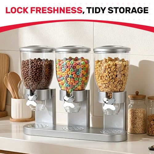 Triple Cereal Dispenser (Triple 6L Sliver)