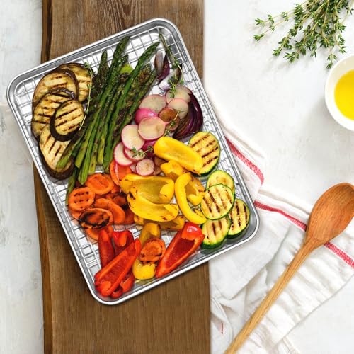 Quarter Sheet Pan with Cooling Rack (Quarter Pan)