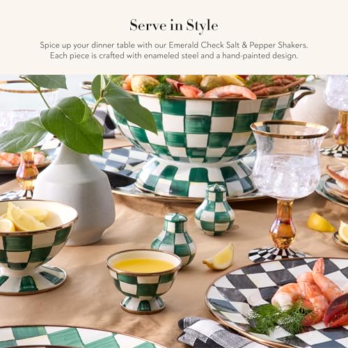 Salt and Pepper Set (Emerald Check / Small)