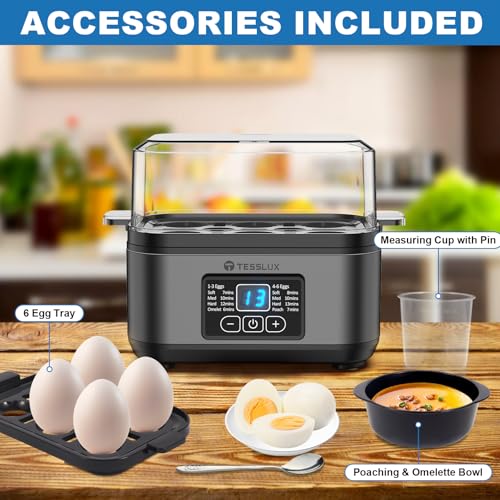 Electric Egg Cooker (Black)