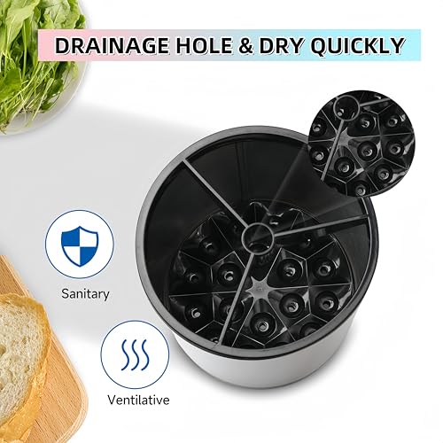Utensil Holder (silvery)