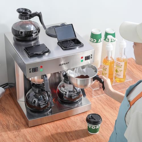 Dual Drip Commercial Coffee Maker (1.8LX 2)