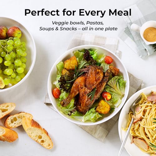 9.75" Large Pasta Bowls (4 Count)