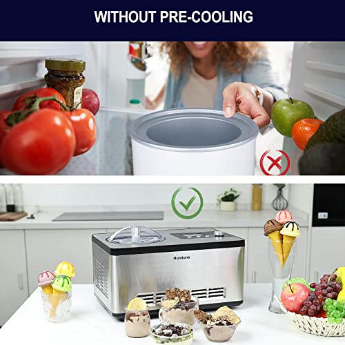 2.1 QT Ice Cream Maker with Built