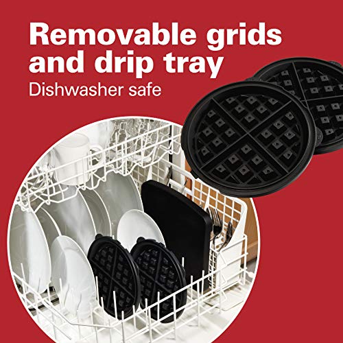Flip Belgian Waffle Maker with Non (Stainless Steel / Single Flip, Non-Stick Plates)