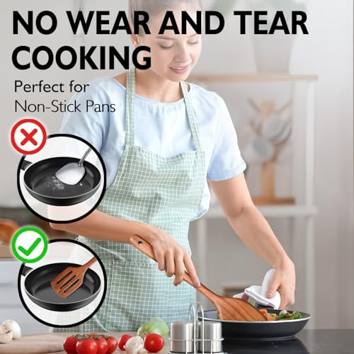 Wooden Spoons for Cooking 10 Pieces Set (10 Count)