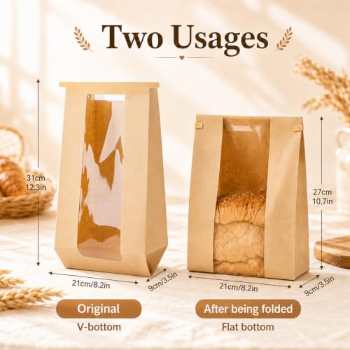 50 Bread Bags for Homemade Bread