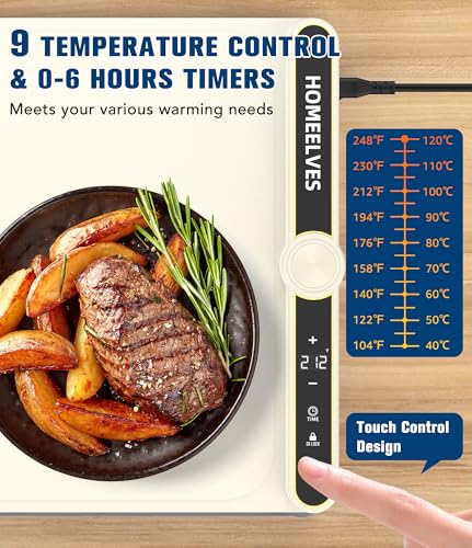 Warming Mat for Food Extra Large (Beige / 39.4x15 Inch)