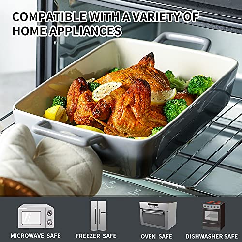 Bakeware Set Ceramic Baking Dish (Gradient Gray)