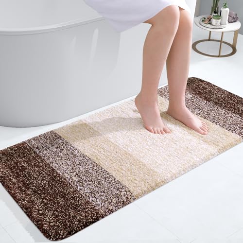 Bathroom Runner Rug 44x20 (44" X 20" / Brown)