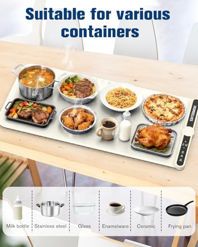 Warming Mat for Food (Beige / 32x15 Inch)