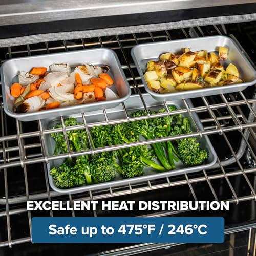Premium Nonstick Ceramic Baking Sheet Pan Set (9 inch & 13 inch)