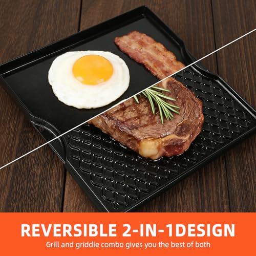 Grill Griddle for Weber Genesis 300 & 400 Series (16.1" x 16.1" x 1.2")