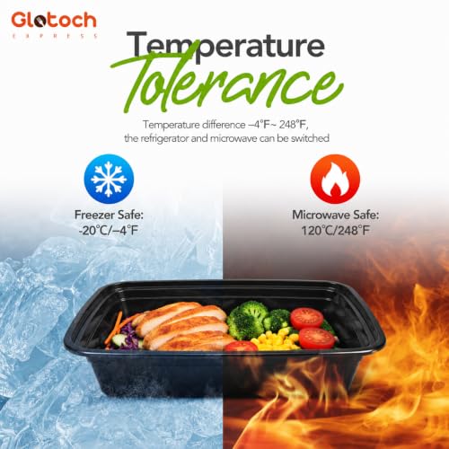 Glotoch Meal Prep Containers with Lids