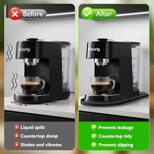 Silicone Coffee Mat (Black / 15.8" x 9.8")