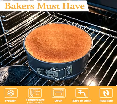 8 Inch Springform Pan Set for Baking (8 inch)