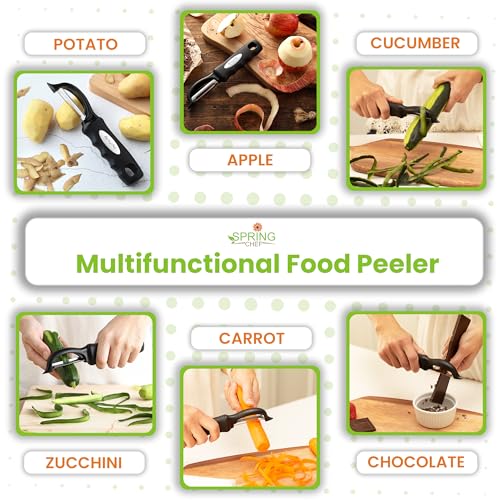 Stainless Steel Potato Masher & Durable Vegetable Peeler Set