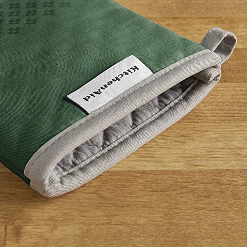 Asteroid Oven Mitt Set (7"x12.5" / Dark Green)