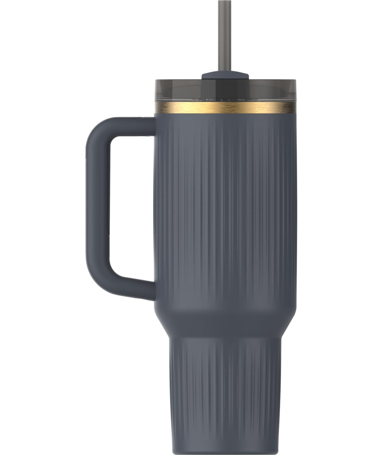 Quencher H2.0 Tumbler with Handle and Straw 40 oz (40 Ounces / Fluted Twilight)