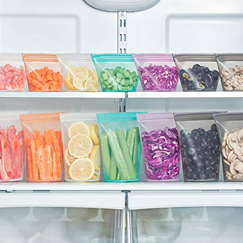 Reusable Food Storage Bags (Lavender / Short Cup)