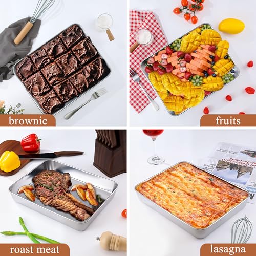 Stainless Steel Baking Cake Pan (2 Count)
