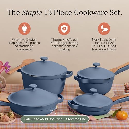 Cookware Set 13 (Blue Salt)