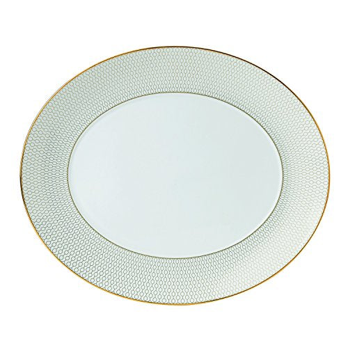 Gio Gold Oval Serving Platter (OVAL SERVING PLATTER 13")