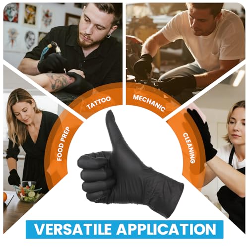 Heavy Duty Nitrile Gloves (100 Count)