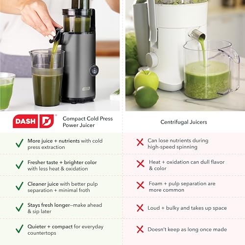 Deluxe Compact Cold Press Juicer (Compact / Graphite)