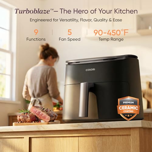 TurboBlaze Air Fryer (Air fryer / Dark Gray)