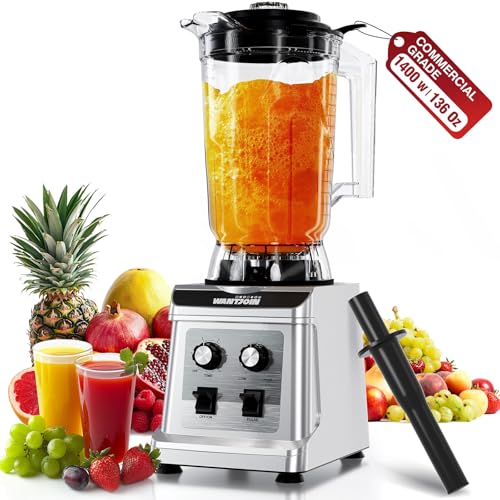 136oz Commercial Blender (Sliver / 138 oz)
