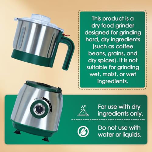 Electric Spice and Nut Grinders (Green)